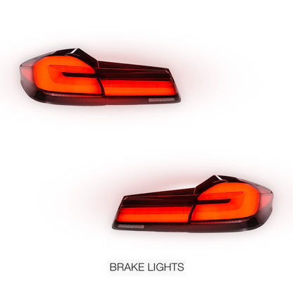 BMW 5 Series G30 (2017 - 2023) Sequential Full LED Tail Lights LH + RH