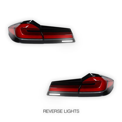 BMW 5 Series G30 (2017 - 2023) Sequential Full LED Tail Lights LH + RH