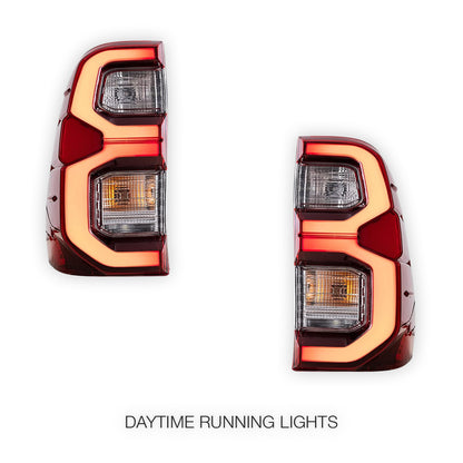 Toyota Hilux N80 (2015 - 2020) LED Dynamic Start-Up Animation Upgrade Tail Lights LH + RH
