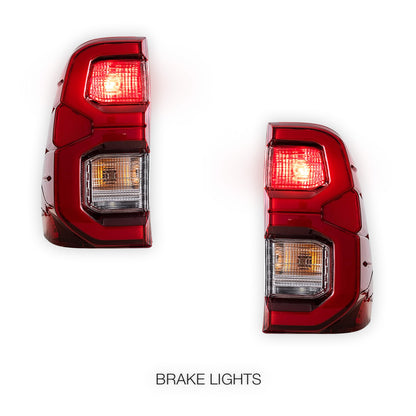 Toyota Hilux N80 (2015 - 2020) LED Dynamic Start-Up Animation Upgrade Tail Lights LH + RH