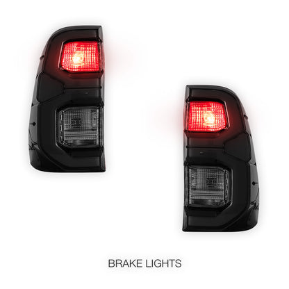 Toyota Hilux N80 (2015 - 2020) LED Dynamic Start-Up Animation Upgrade Tail Lights LH + RH