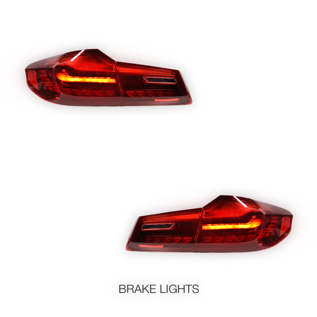 BMW 5 Series G30 (2017 - 2023) OLED Style Sequential LED Tail Lights LH + RH