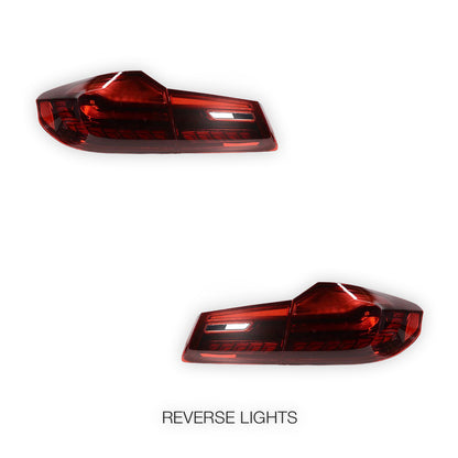 BMW 5 Series G30 (2017 - 2023) OLED Style Sequential LED Tail Lights LH + RH