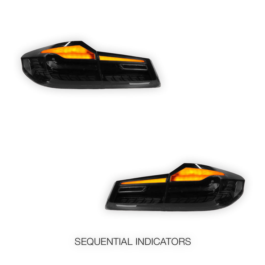 BMW 5 Series G30 (2017 - 2023) OLED Style Sequential LED Tail Lights LH + RH