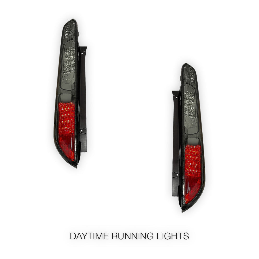 Ford Focus LV (2008 - 2010) Smoked / Black LED Tail Lights LH + RH