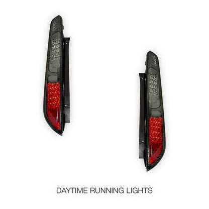 Ford Focus LV (2008 - 2010) Smoked / Black LED Tail Lights LH + RH