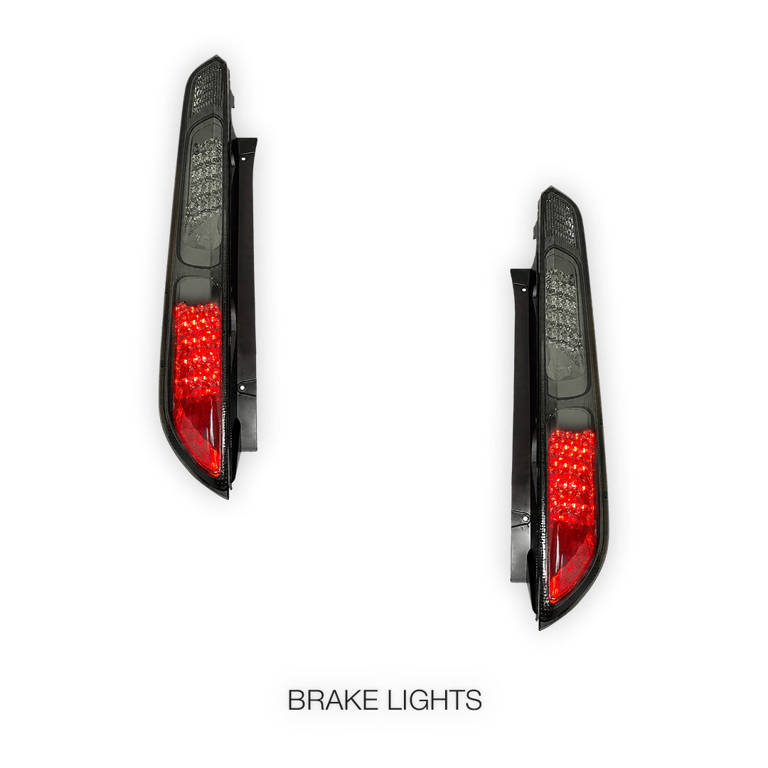 Ford Focus LV (2008 - 2010) Smoked / Black LED Tail Lights LH + RH