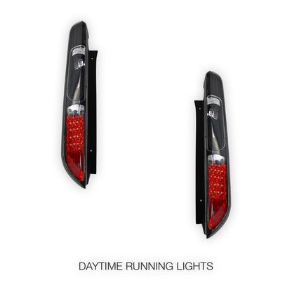 Ford Focus LV (2008 - 2010) Smoked / Black LED Tail Lights LH + RH