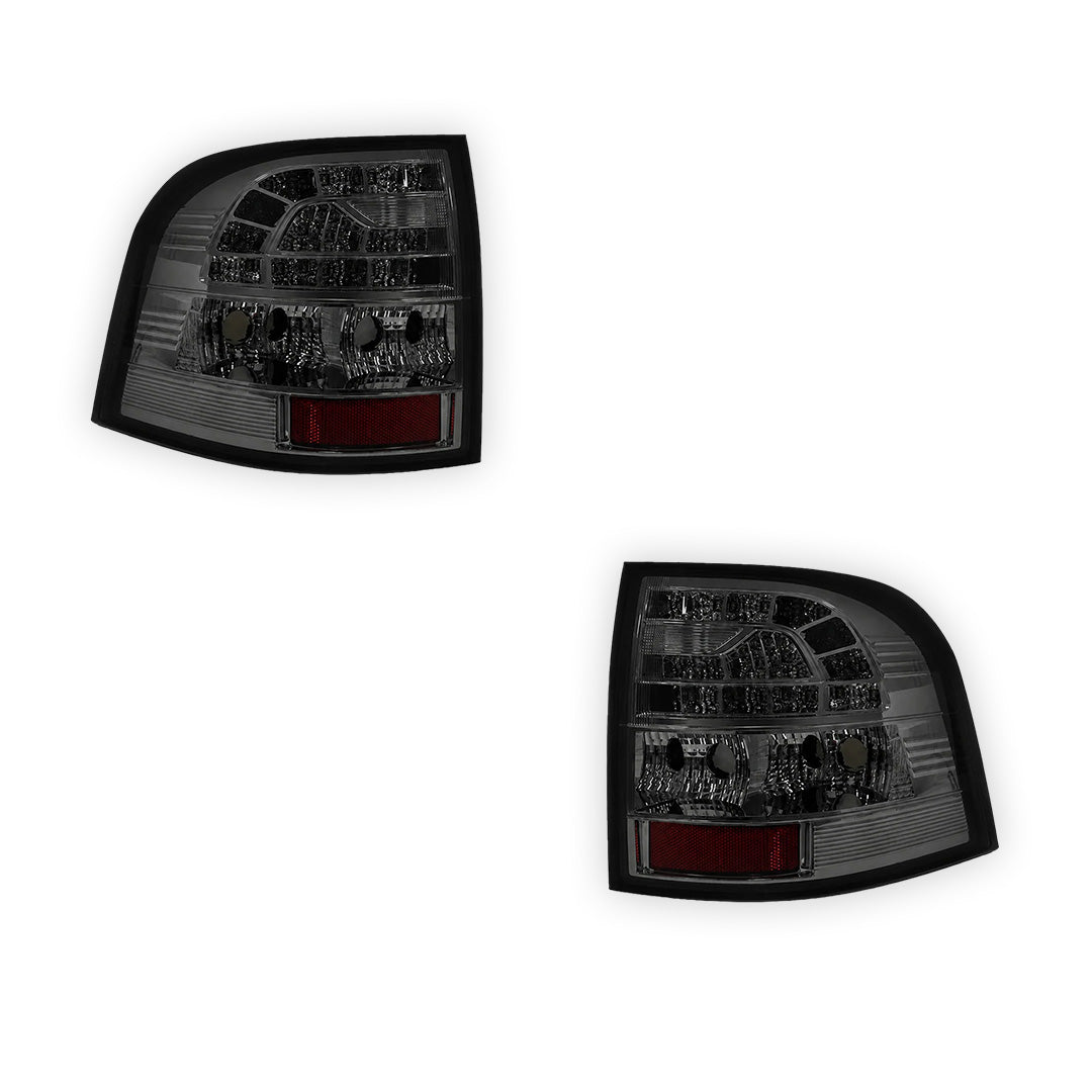 Holden Commodore VE / VF (2006 - 2018) Black / Smoke LED Tail Lights LH + RH