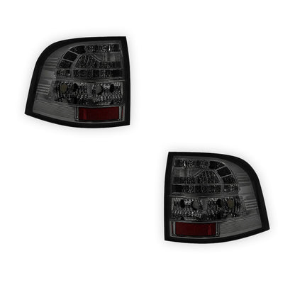 Holden Commodore VE / VF (2006 - 2018) Black / Smoke LED Tail Lights LH + RH