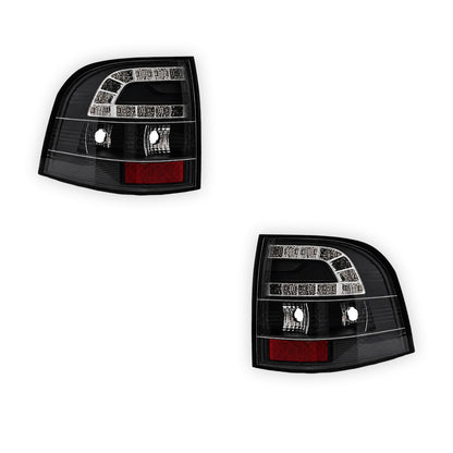 Holden Commodore VE / VF (2006 - 2018) Black / Smoke LED Tail Lights LH + RH