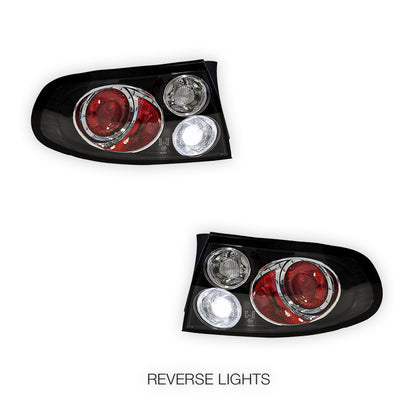 Holden Monaro V2 / VZ (2001 - 2006) Black Altezza Tail Lights LH + RH