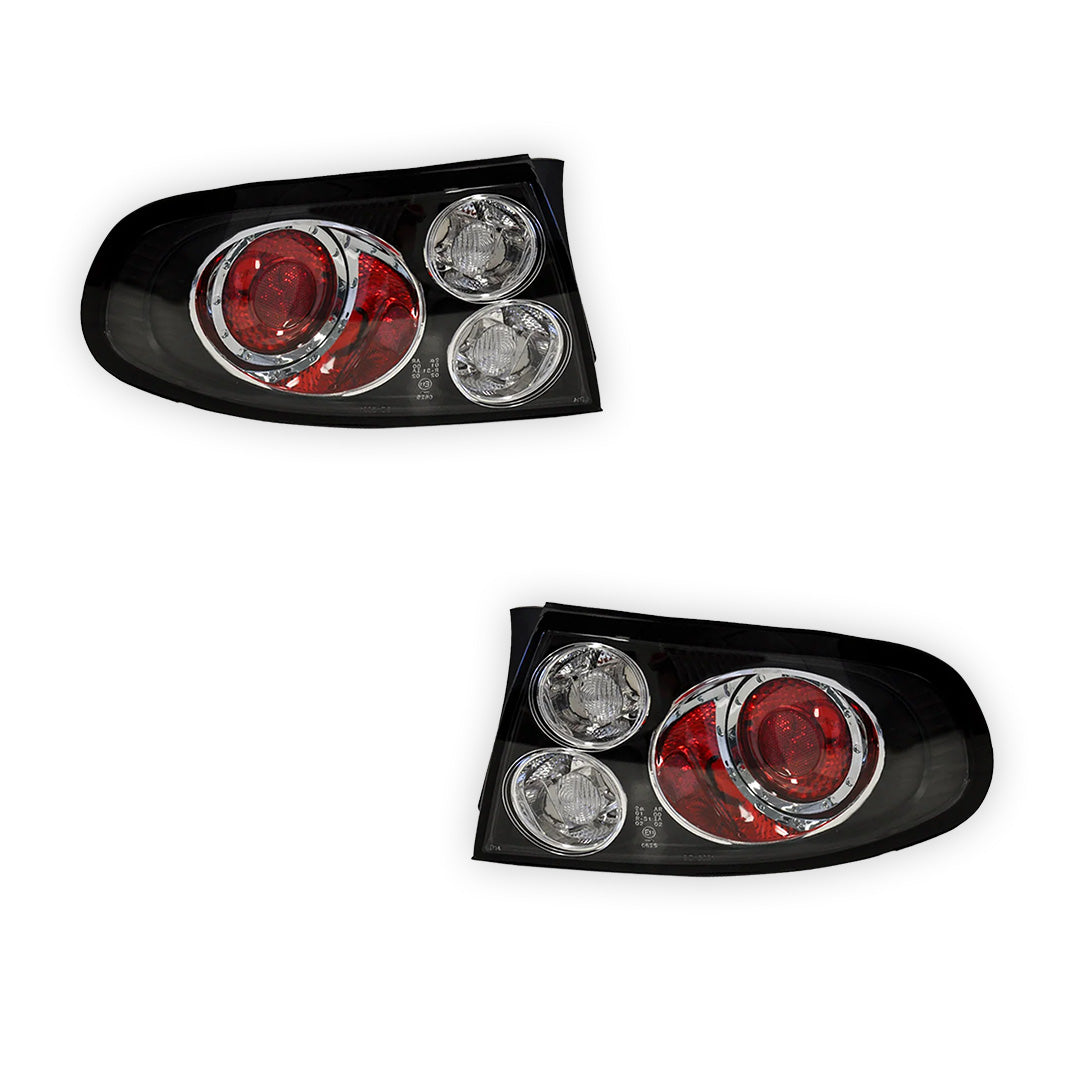 Holden Monaro V2 / VZ (2001 - 2006) Black Altezza Tail Lights LH + RH