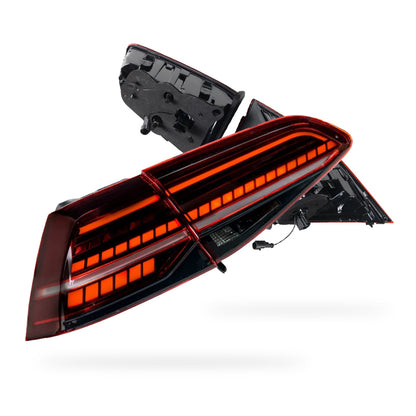 Volkswagen Golf MK7 (2013 - 2020) R Style Sequential Full LED Tail Lights LH + RH