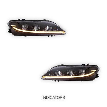 Mazda 6 GG / GY (2003 - 2008) LED DRL Sequential Headlights LH + RH