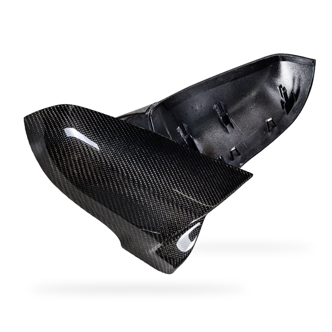 BMW X1 F48 (2015 - 2022) M Style Marble Carbon Fiber Replacement Door Mirror Cover Caps LH + RH