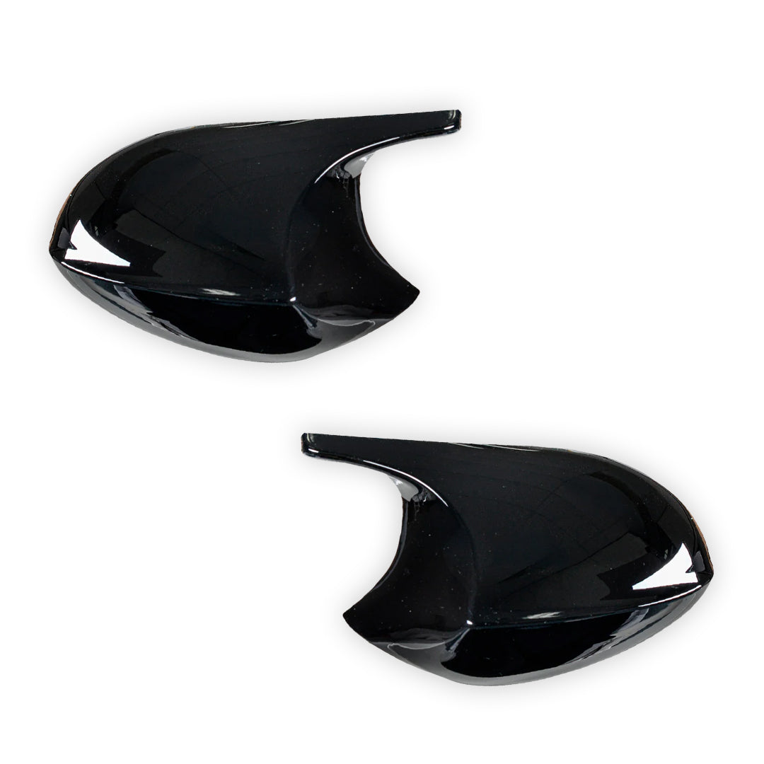 BMW 1 Series LCI E87 / E82 / E88 (2008 - 2013) M3 Style Gloss Black Replacement Door Mirror Cover Caps LH + RH