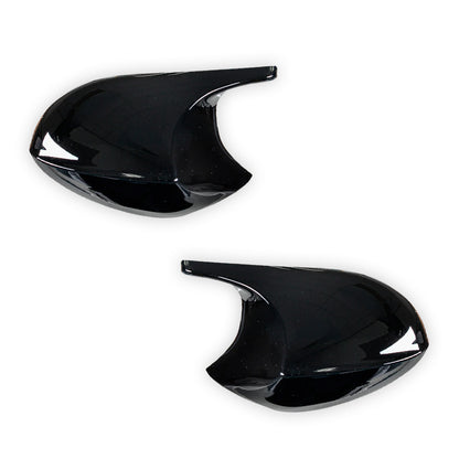 BMW 1 Series LCI E87 / E82 / E88 (2008 - 2013) M3 Style Gloss Black Replacement Door Mirror Cover Caps LH + RH