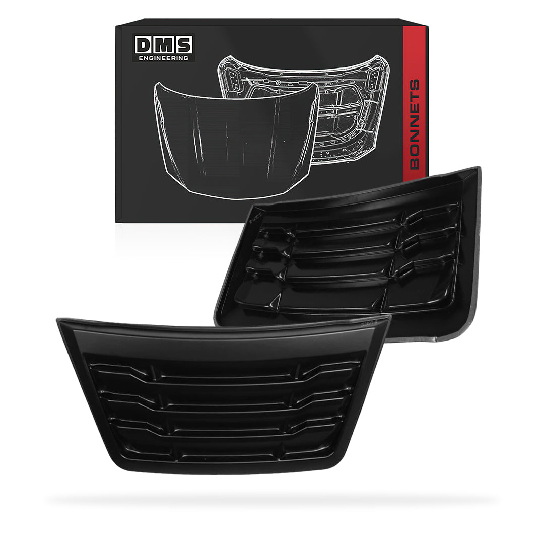 Ford Ranger T6.2 / T9 (2022 - 2025) Black Scoop Plastic Vent Bonnet