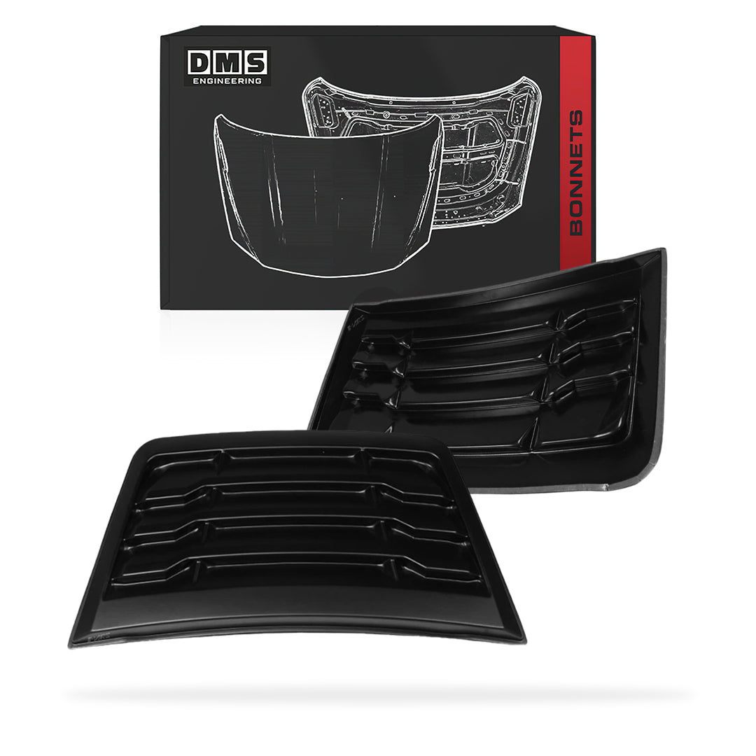 Ford Everest UB (2022 - 2025) Black Scoop Plastic Vent Bonnet