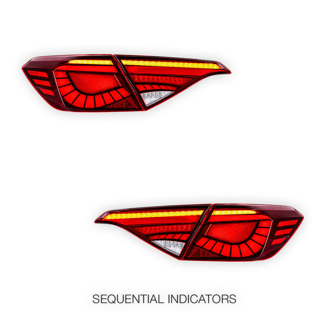 Honda Civic FE / FL (2022 - 2025) Smoked Animation DRL Sequential Tail Lights LH + RH