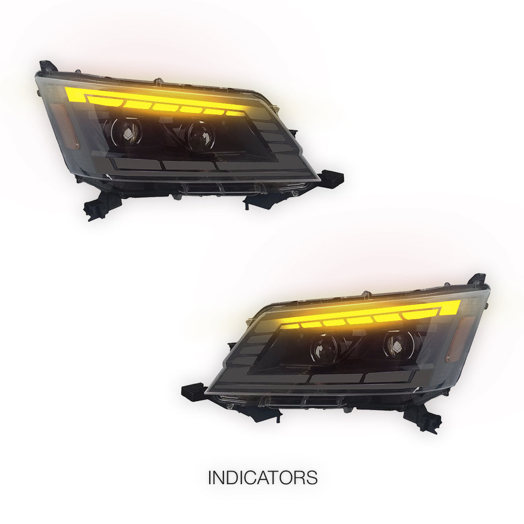 Toyota HiAce H300 (2019 - 2023) LED Animation DRL Headlights LH + RH