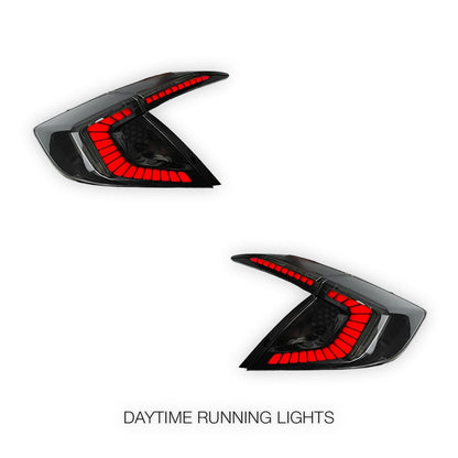 Honda Civic FC / FK (2016 - 2020) Smoked Tail Lights LH + RH