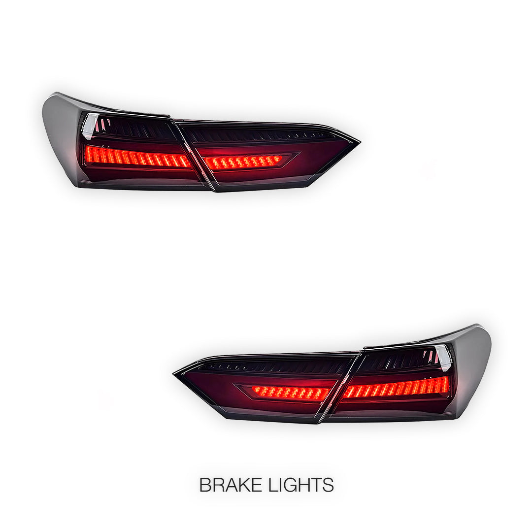 Toyota Camry XV70 (2018 - 2024) Smoked Animation Sequential Tail Lights LH + RH