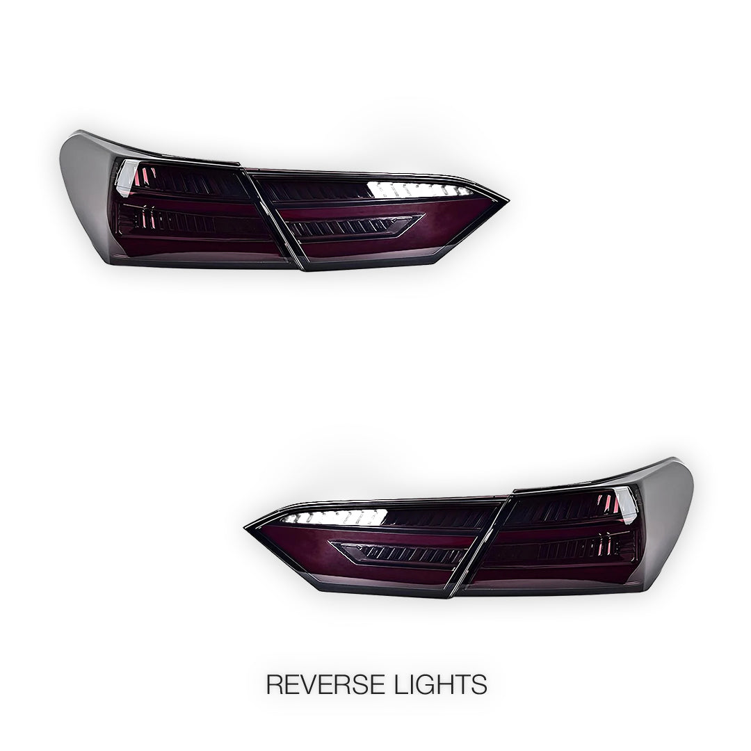 Toyota Camry XV70 (2018 - 2024) Smoked Animation Sequential Tail Lights LH + RH