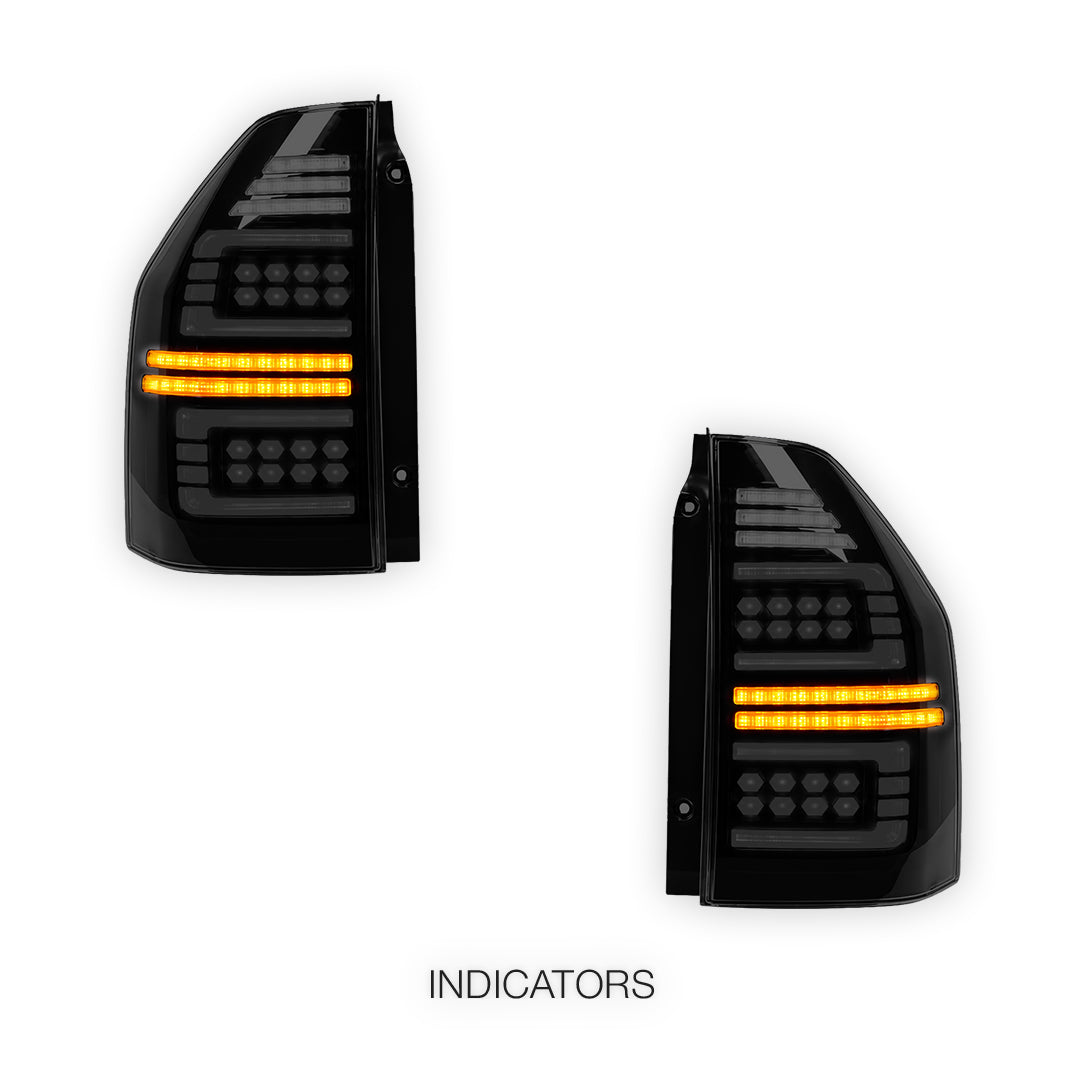 Mitsubishi Pajero NS / NT / NW / NX (2009 - 2022) Smoked Tail Lights LH + RH