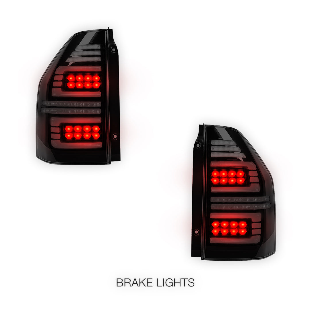 Mitsubishi Pajero NS / NT / NW / NX (2009 - 2022) Smoked Tail Lights LH + RH