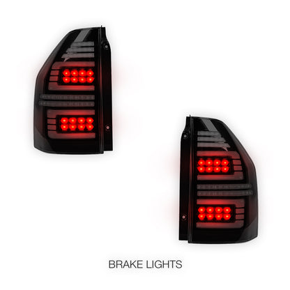 Mitsubishi Pajero NS / NT / NW / NX (2009 - 2022) Smoked Tail Lights LH + RH