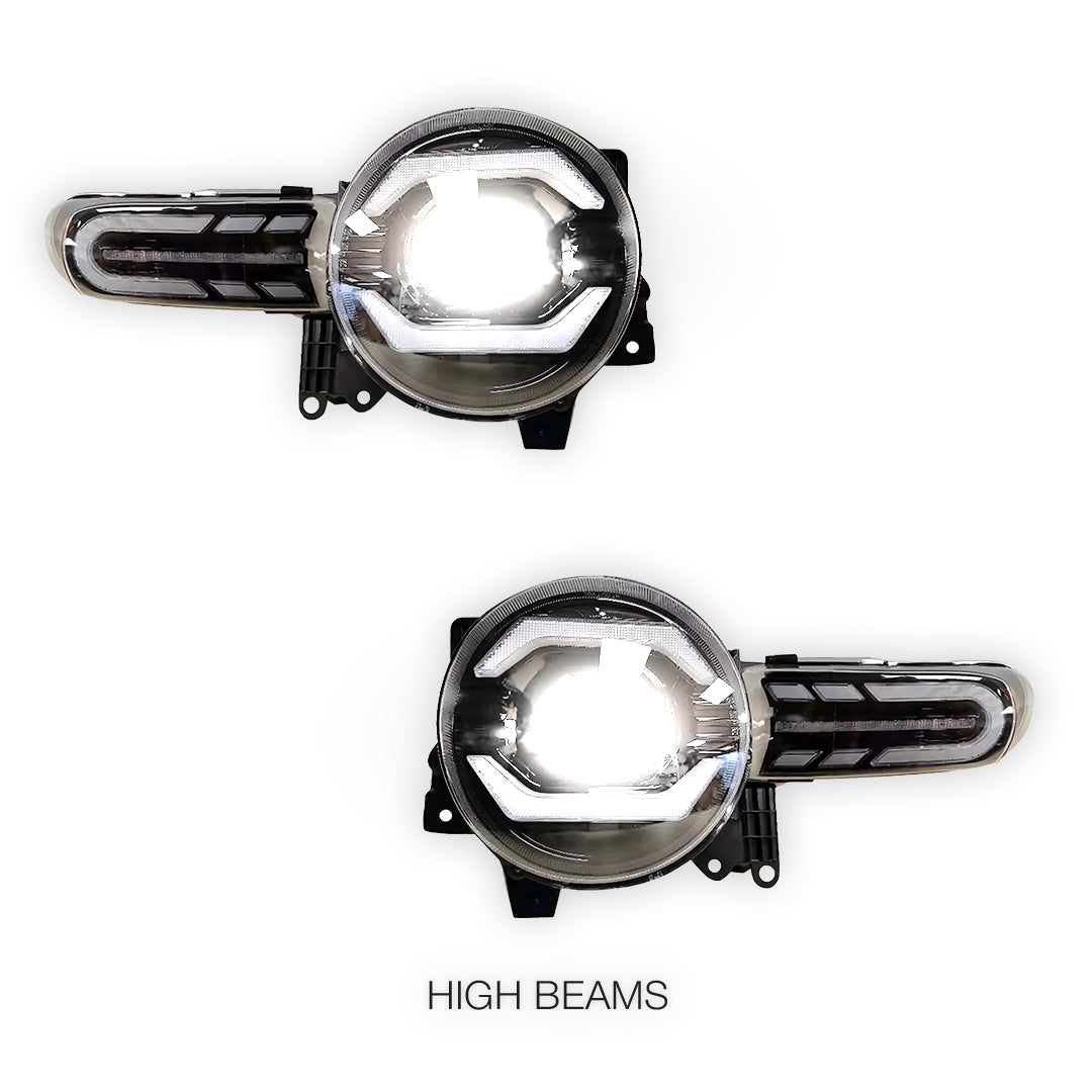 Toyota FJ Cruiser GSJ10R (2007 - 2017) Headlights LH + RH
