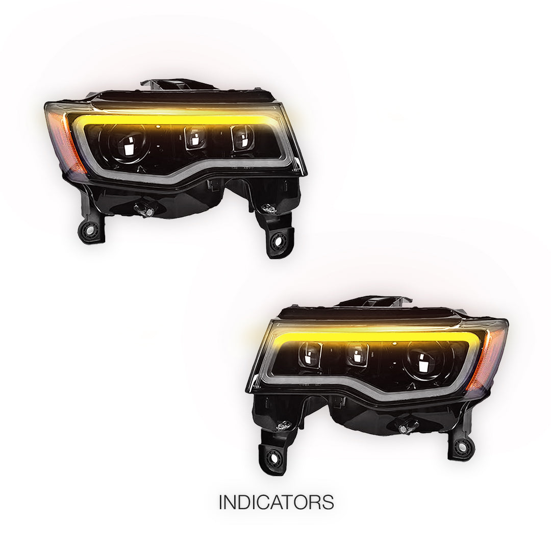 Jeep Grand Cherokee WK2 (2014 - 2021) LED Headlights LH + RH