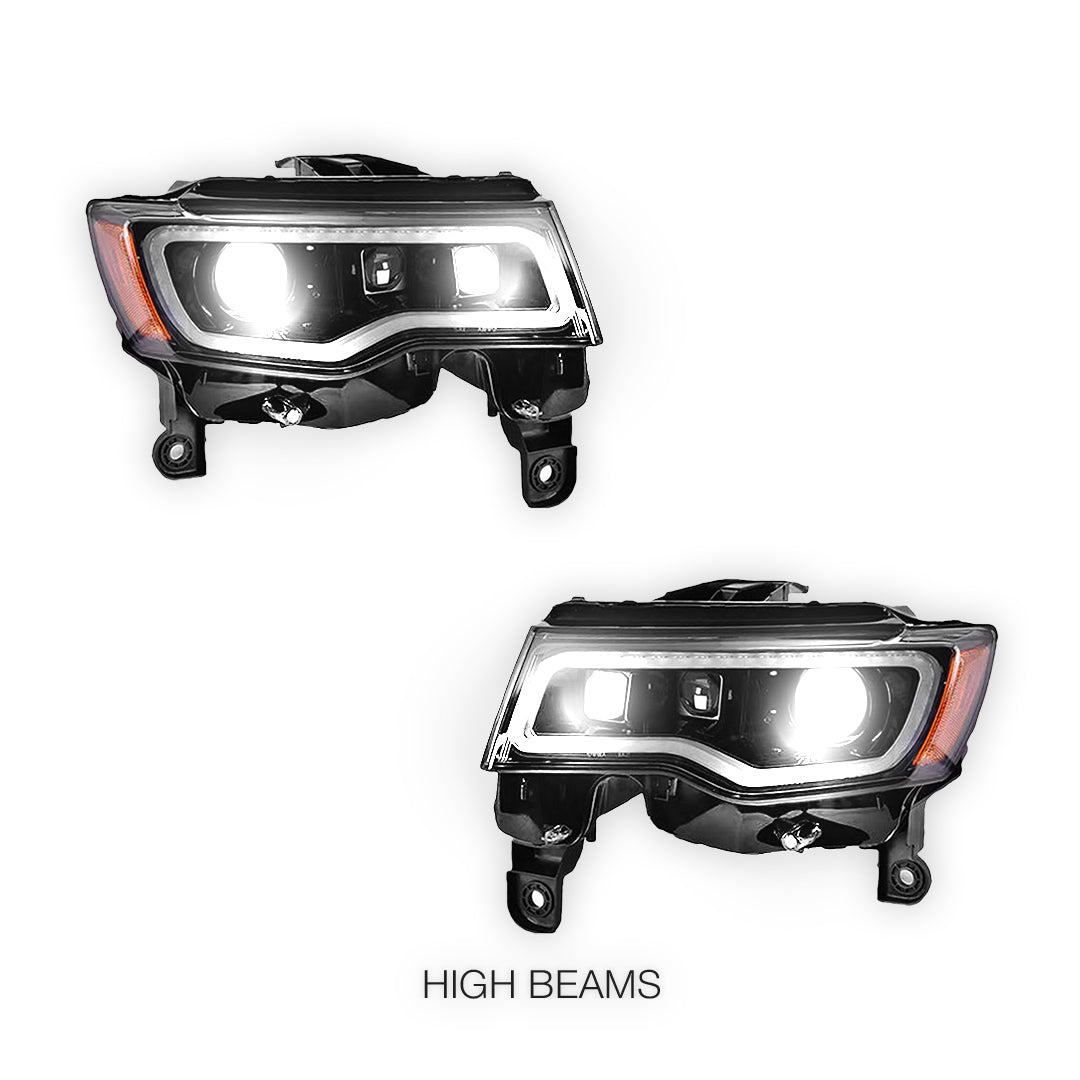 Jeep Grand Cherokee WK2 (2014 - 2021) LED Headlights LH + RH