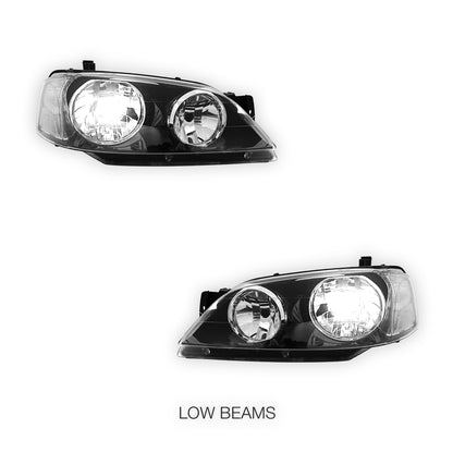 Ford Falcon BF / BA / XT (1968 - 2011) Clear Headlights LH + RH