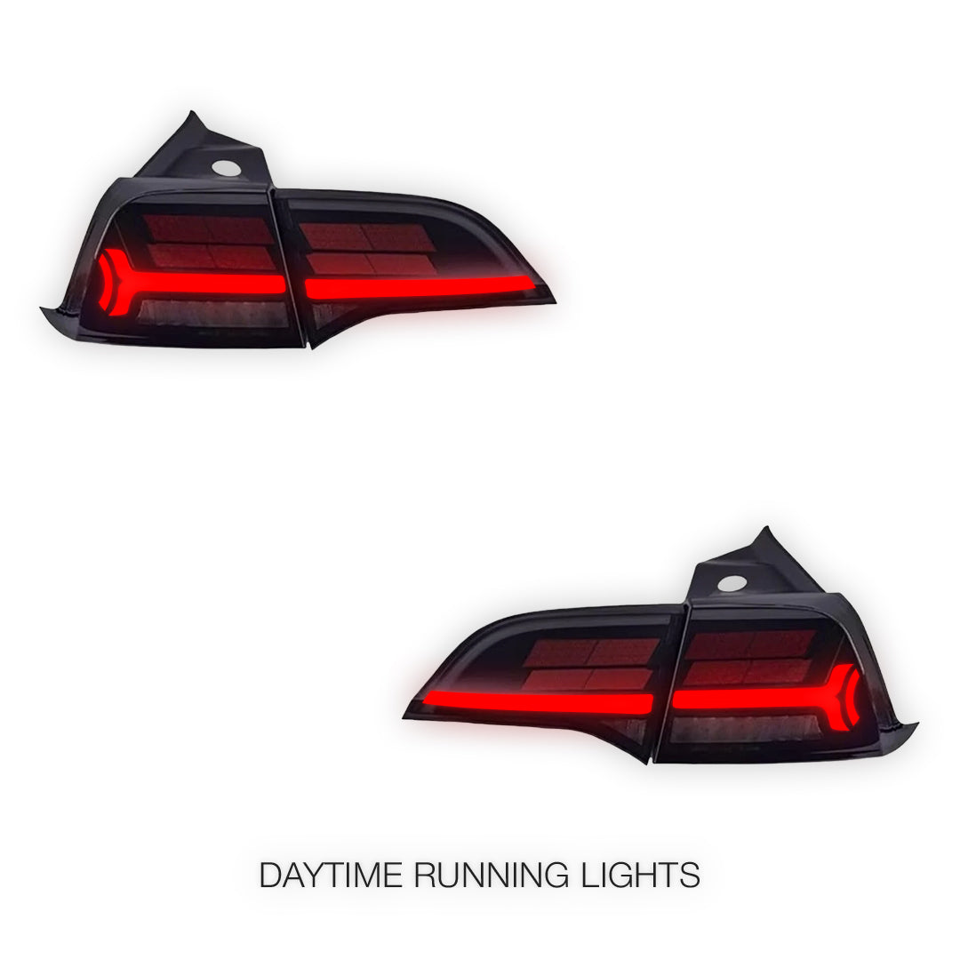 Tesla Model 3 (2017 - 2019) Red Tail Lights LH + RH