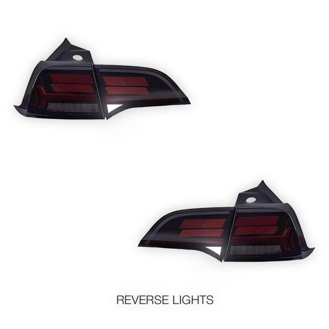 Tesla Model 3 (2017 - 2019) Red Tail Lights LH + RH