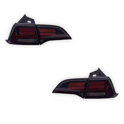 Tesla Model 3 (2017 - 2019) Red Tail Lights LH + RH