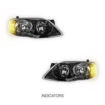 Ford Falcon BF / XT (1968 - 2011) Clear Headlights LH + RH