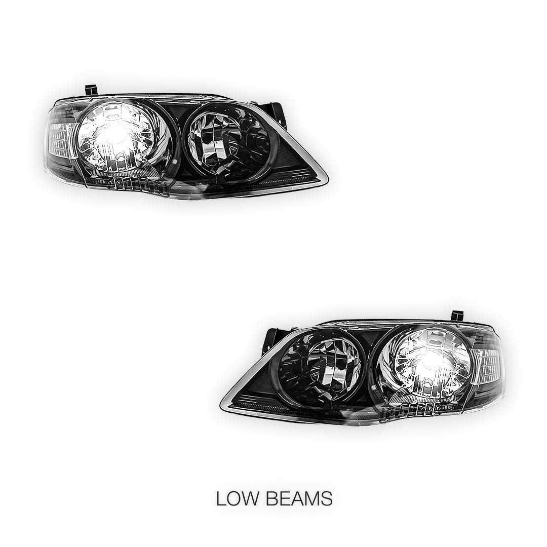 Ford Falcon BF / XT (1968 - 2011) Clear Headlights LH + RH