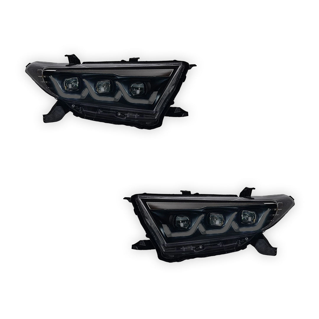 Toyota Kluger XU40 (2011 - 2013) Red Demon Eye Animation Headlights LH + RH
