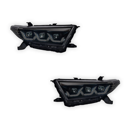 Toyota Kluger XU40 (2011 - 2013) Red Demon Eye Animation Headlights LH + RH
