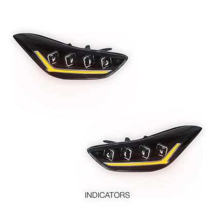 Hyundai Elantra MD (2011 - 2015) Animation DRL Projector Sequential Headlights LH + RH