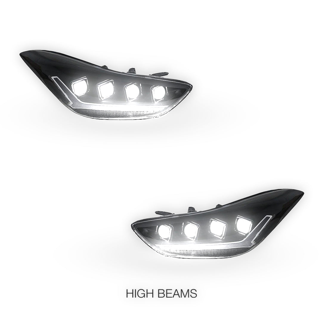 Hyundai Elantra MD (2011 - 2015) Animation DRL Projector Sequential Headlights LH + RH