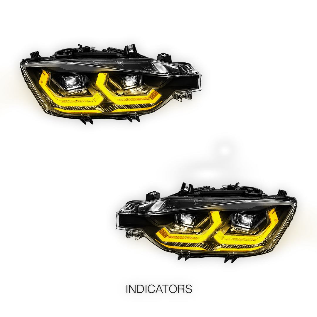 BMW 3 Series F30 / F35 (2013 - 2015) Sequential Headlights LH + RH