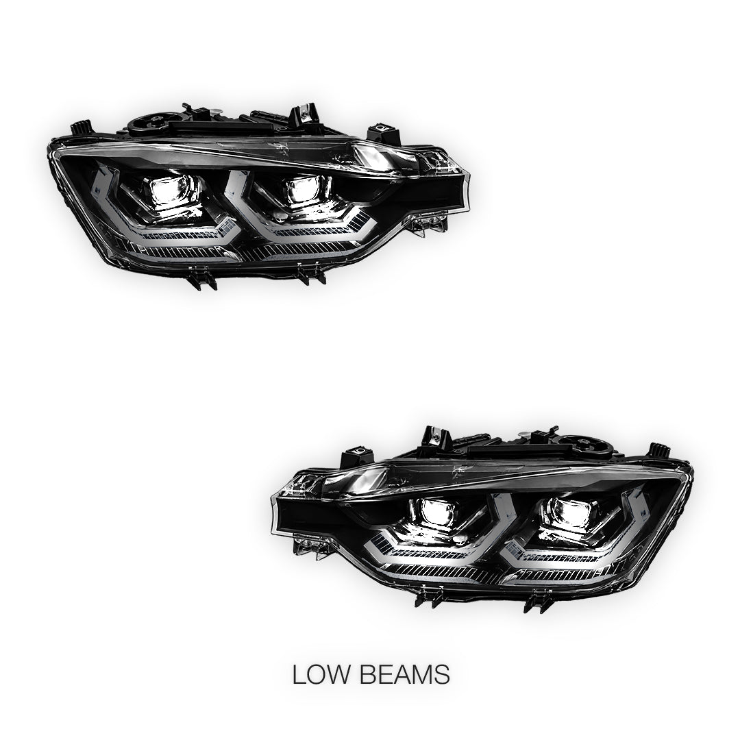 BMW 3 Series F30 / F35 (2013 - 2015) Sequential Headlights LH + RH