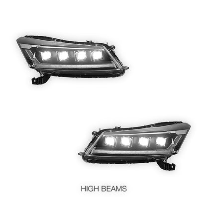 Honda Accord CP (2008 - 2012) Red Animation DRL Sequential Headlights LH + RH