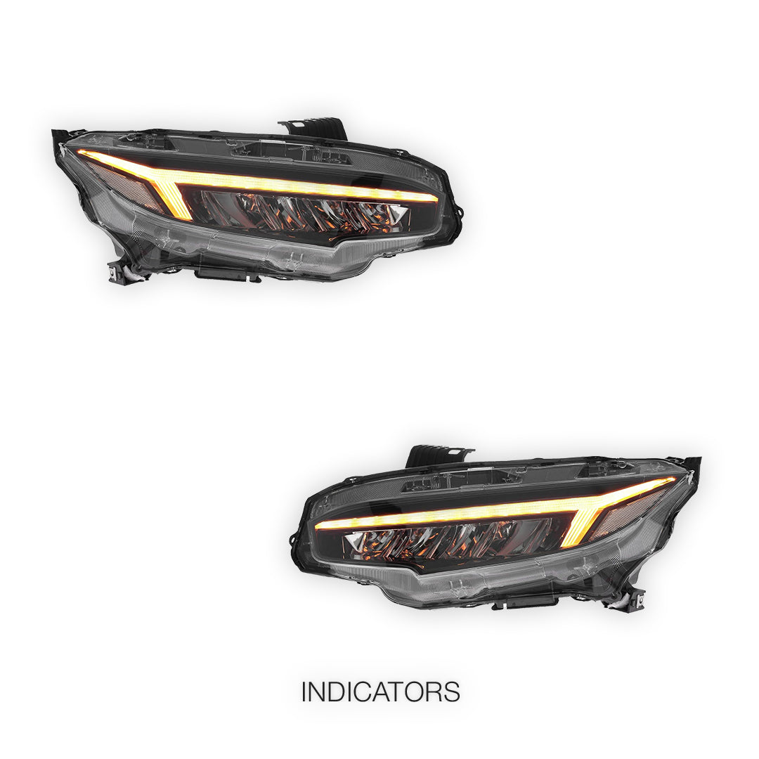Honda Civic FC / FK (2016 - 2021) Animation DRL Headlights LH + RH