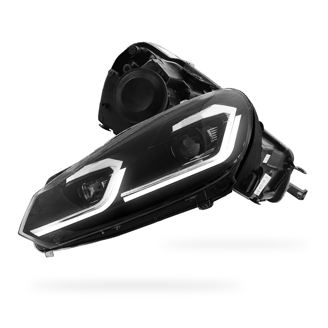 Volkswagen Golf MK6 (2008 - 2013) DRL Projector Sequential Headlights LH + RH